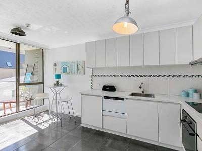 Armário de cozinha moderno, caso de Gold Coast, QSL, Austrália