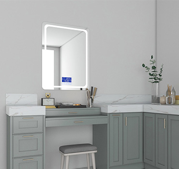 Design de vaidade de banheiro branco personalizado Shaker