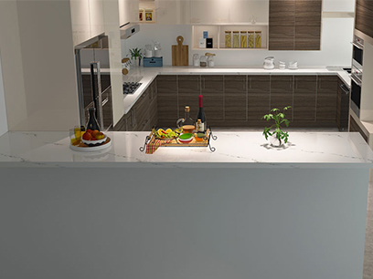 O que as características dos armários de cozinha de estilo moderno têm?